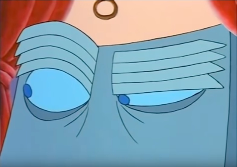 Shifty-eyed air conditioner from The Brave Little Toaster